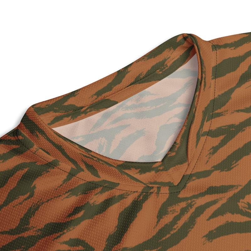 Tiger Stripe Sahel Ember CAMO Unisex Sports Jersey