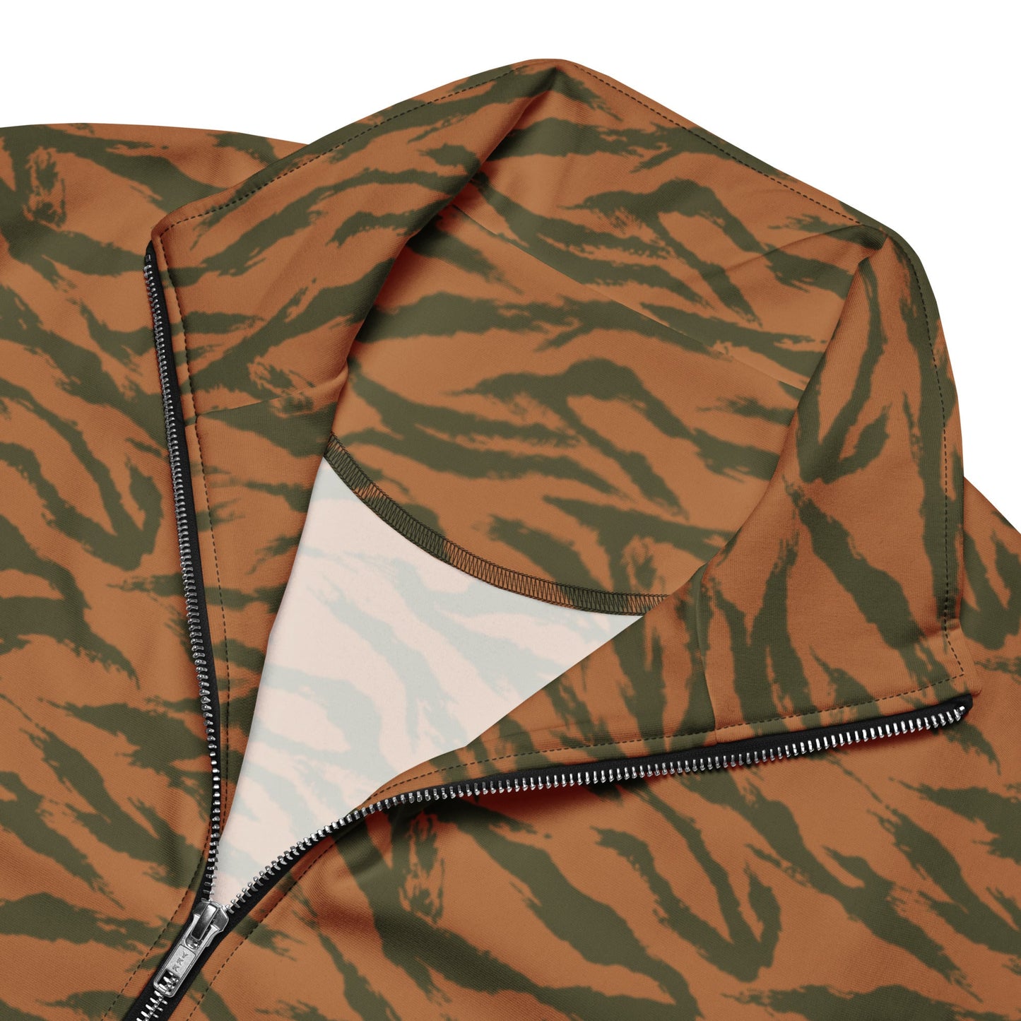 Burkina Faso Tiger Stripe Orange CAMO Unisex track jacket - Track Jackets