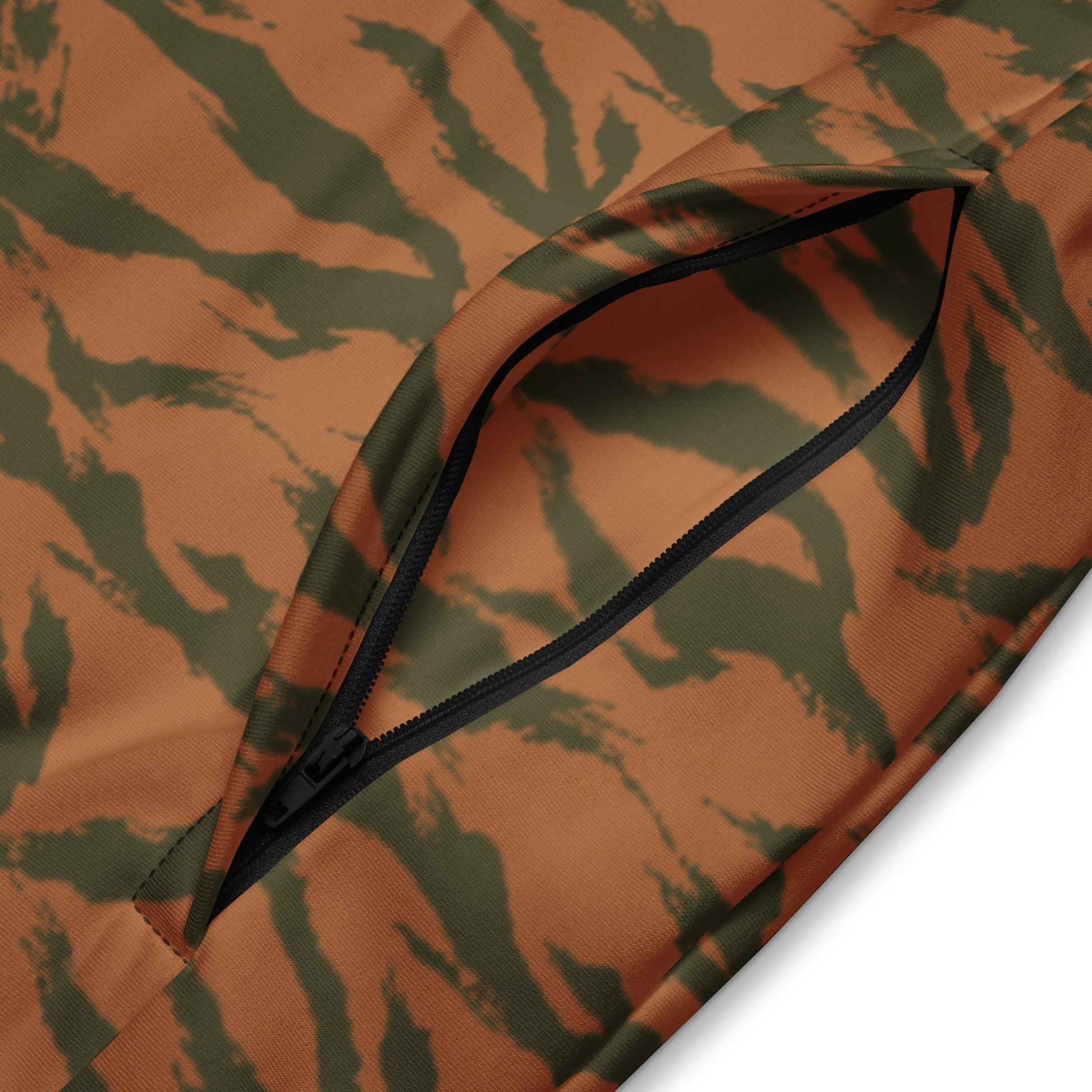 Burkina Faso Tiger Stripe Orange CAMO Unisex track jacket - Track Jackets