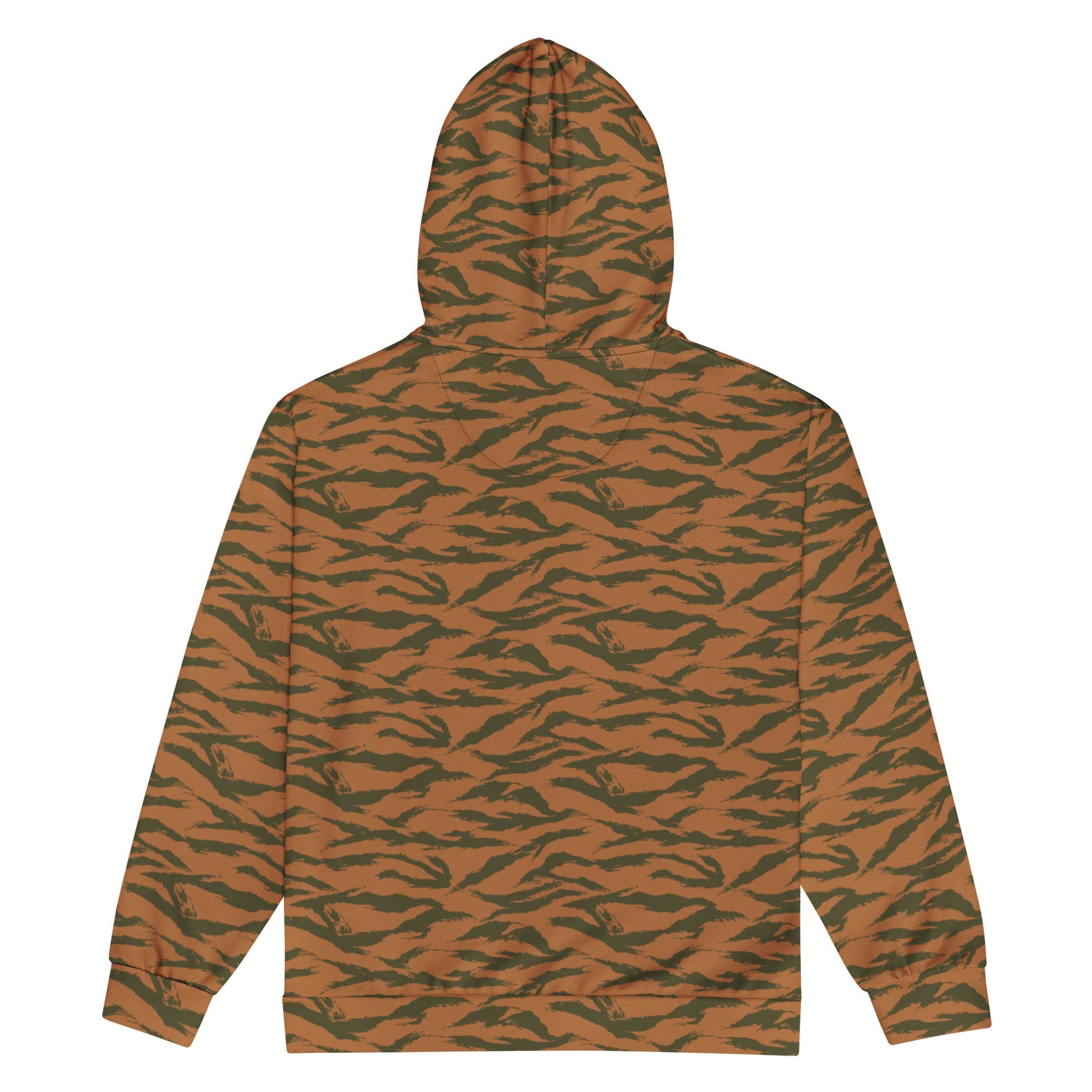 Burkina Faso Tiger Stripe Orange CAMO Unisex zip hoodie - Zip Hoodies