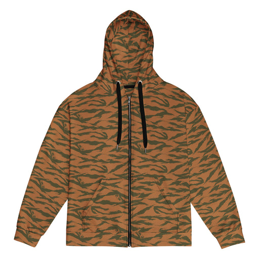 Tiger Stripe Sahel Ember CAMO Unisex Zip Hoodie - 2XS