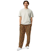 Tiger Stripe Sahel Ember CAMO Unisex Wide-Leg Joggers