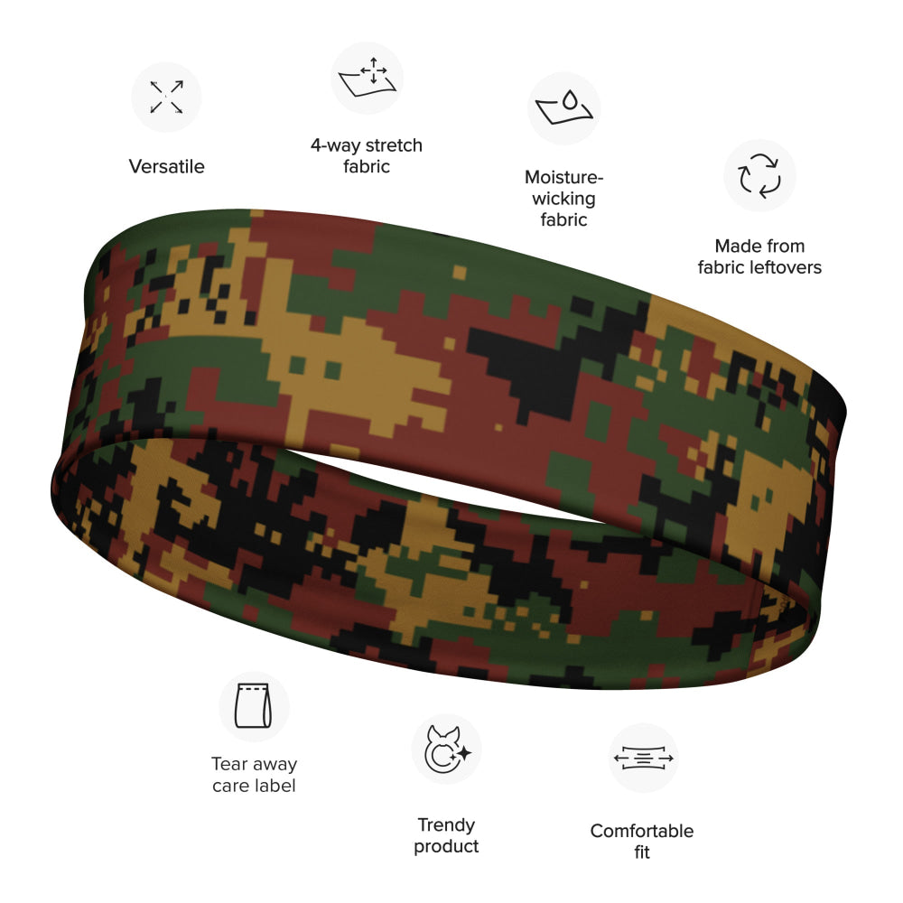 Burma (Myanmar) Tatmadaw Digital CAMO Headband