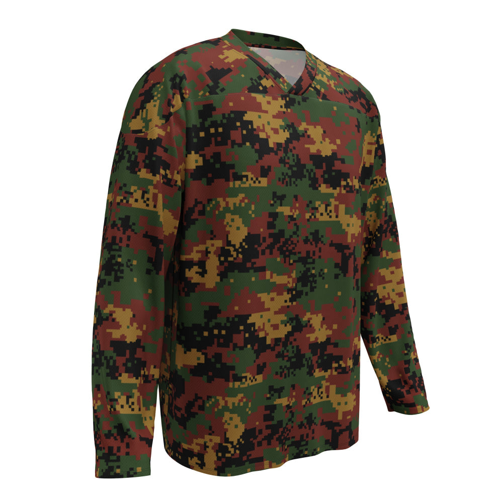 Burma (Myanmar) Tatmadaw Digital CAMO hockey fan jersey - 2XS - Unisex Hockey Fan Jersey