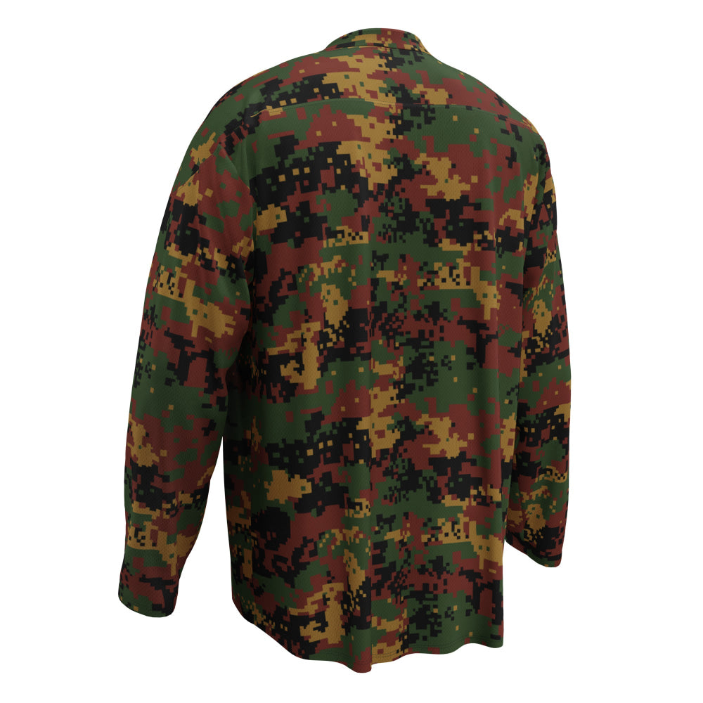 Burma (Myanmar) Tatmadaw Digital CAMO hockey fan jersey - Unisex Hockey Fan Jersey