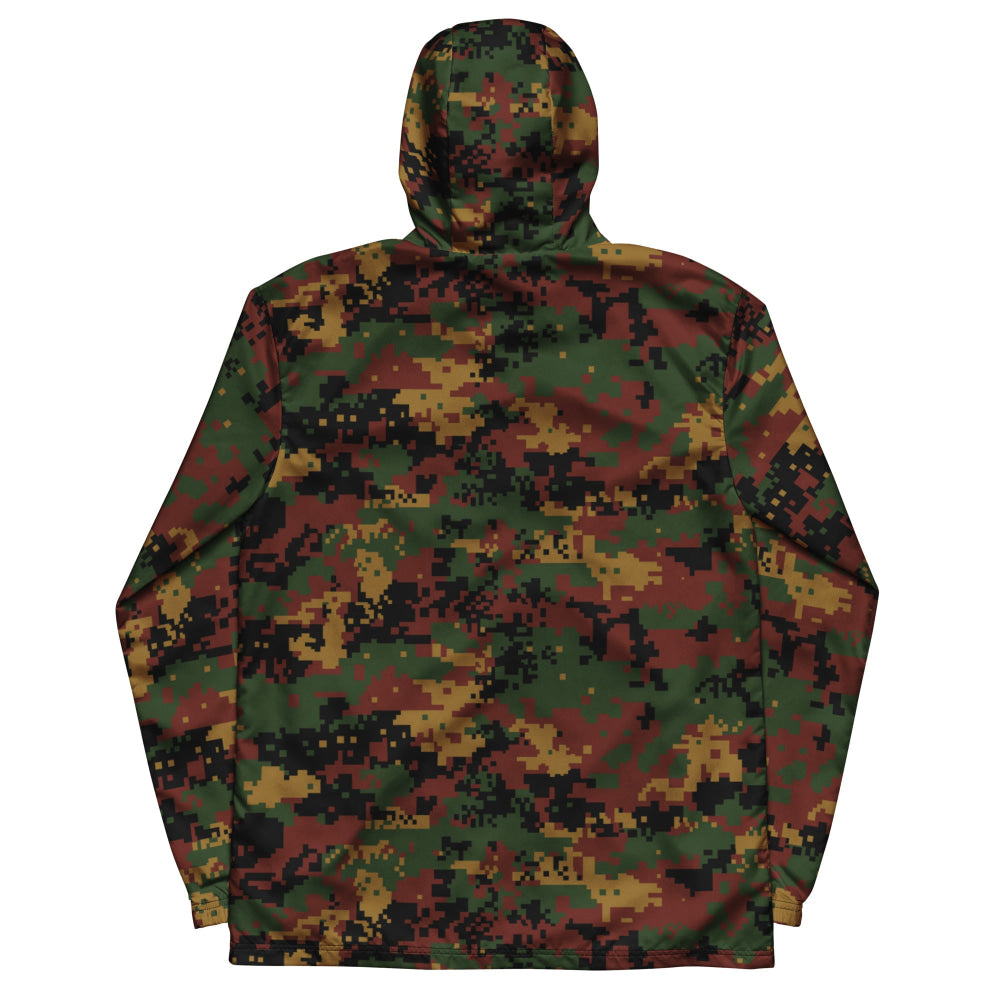 Burma (Myanmar) Tatmadaw Digital CAMO Men’s windbreaker - Mens Windbreaker