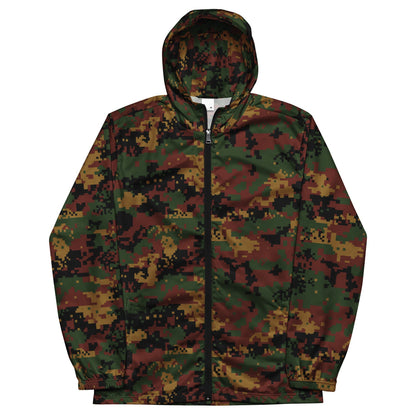 Burma (Myanmar) Tatmadaw Digital CAMO Men’s windbreaker - Mens Windbreaker