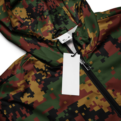 Burma (Myanmar) Tatmadaw Digital CAMO Men’s windbreaker - Mens Windbreaker