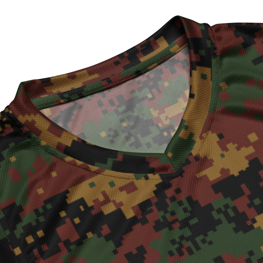 Burma (Myanmar) Tatmadaw Digital CAMO unisex basketball jersey - Unisex Basketball Jersey