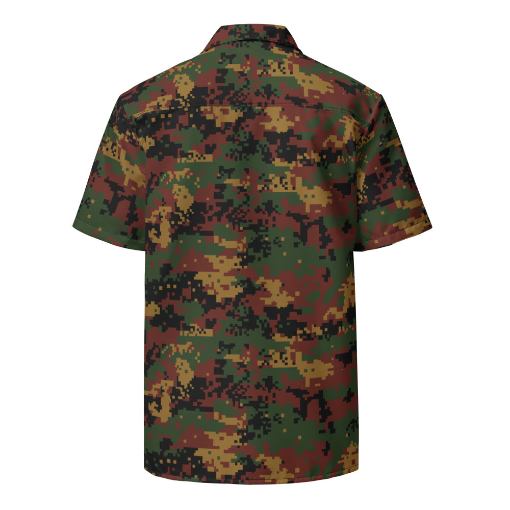 Burma (Myanmar) Tatmadaw Digital CAMO Unisex button shirt - Button Shirt