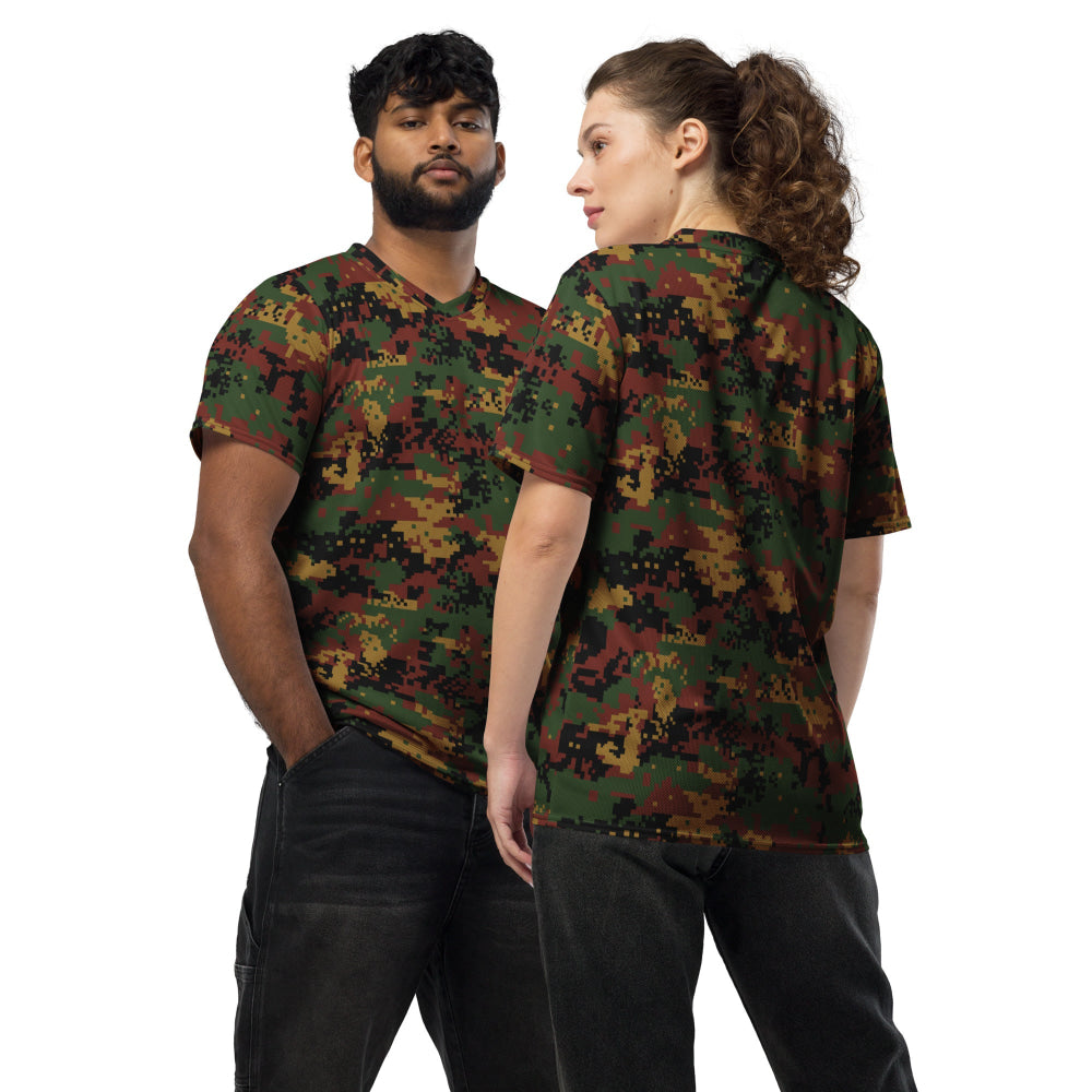 Burma (Myanmar) Tatmadaw Digital CAMO unisex sports jersey - 2XS - Unisex Sports Jersey