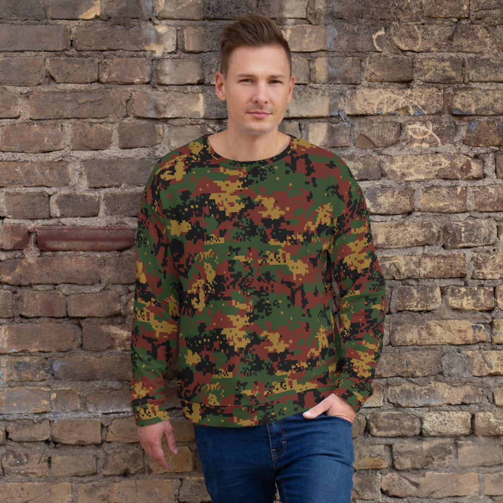 Burma (Myanmar) Tatmadaw Digital CAMO Unisex Sweatshirt - XS