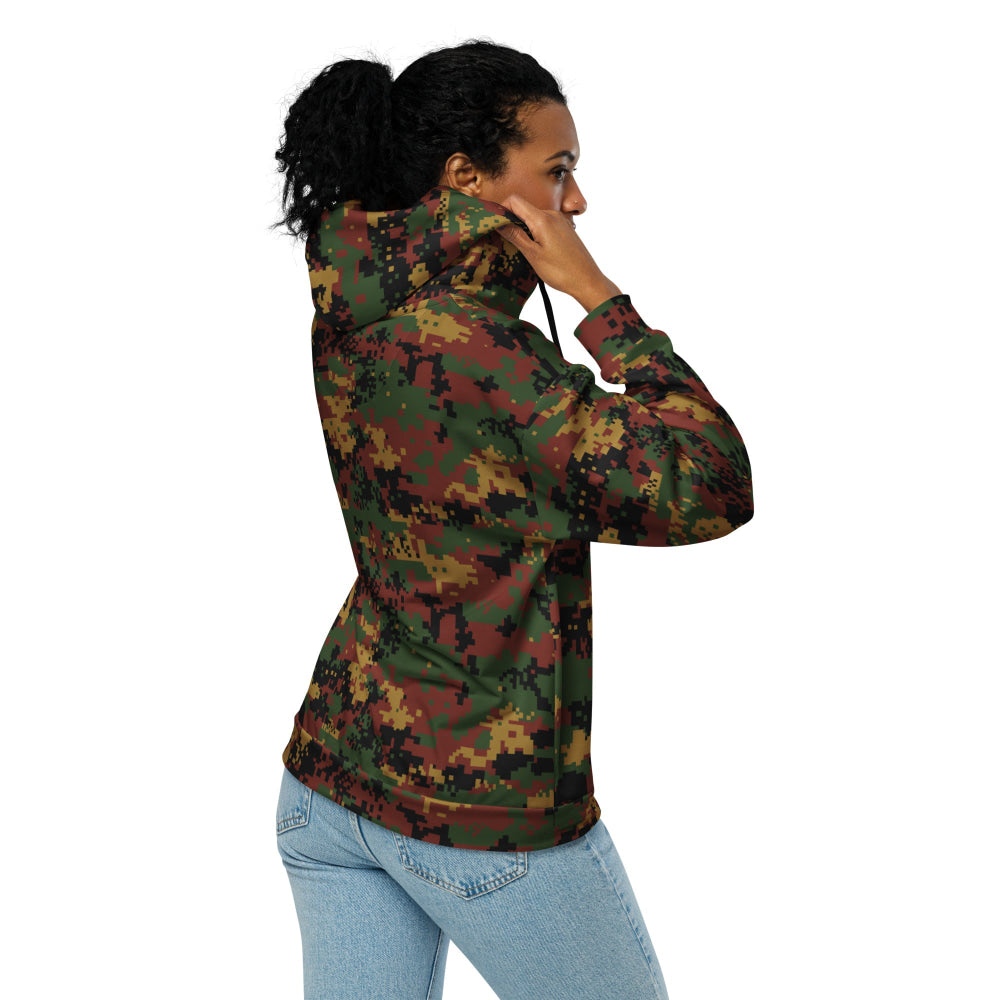 Burma (Myanmar) Tatmadaw Digital CAMO Unisex zip hoodie - Zip Hoodie