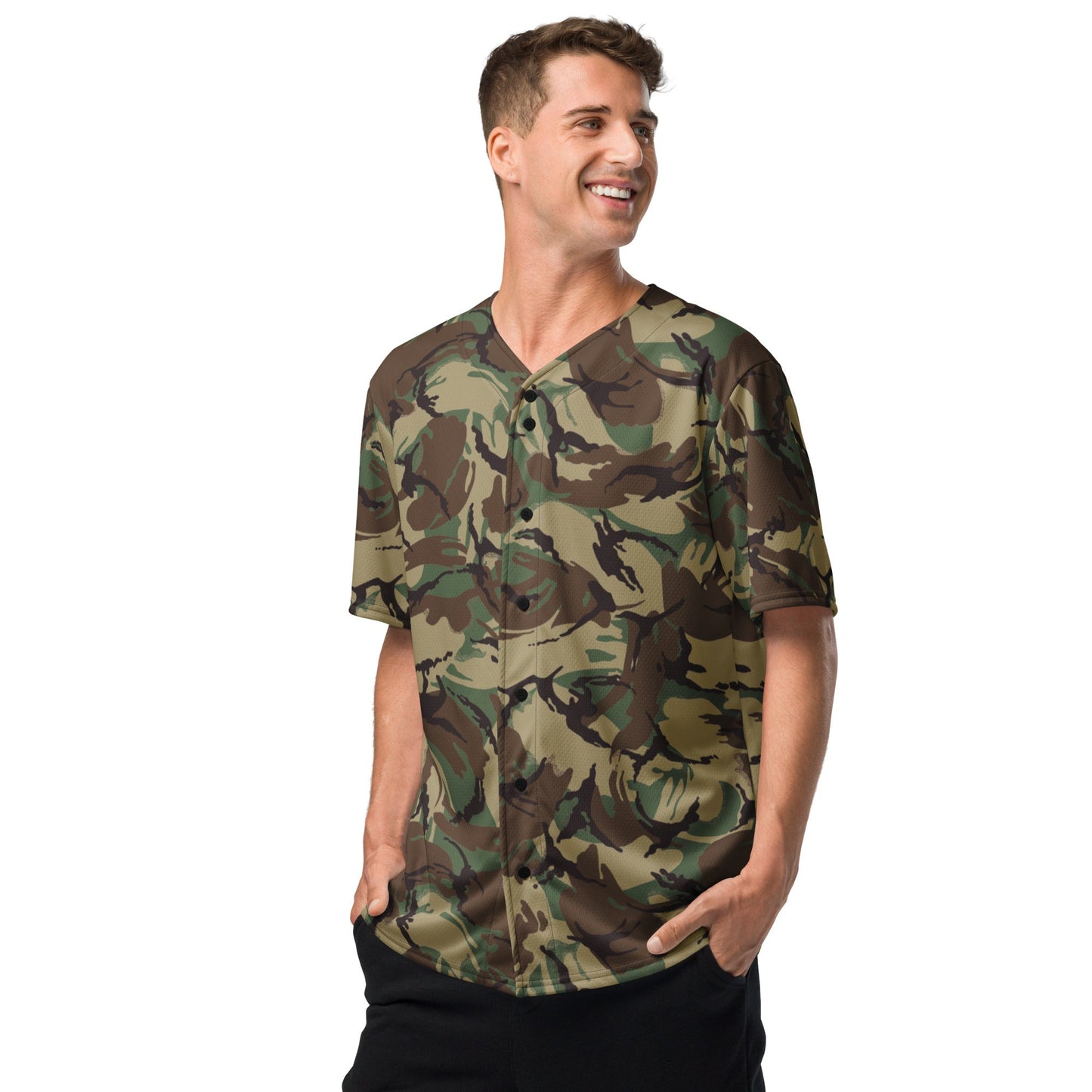 Canadian Airborne DPM CAMO baseball jersey - Baseball Jerseys