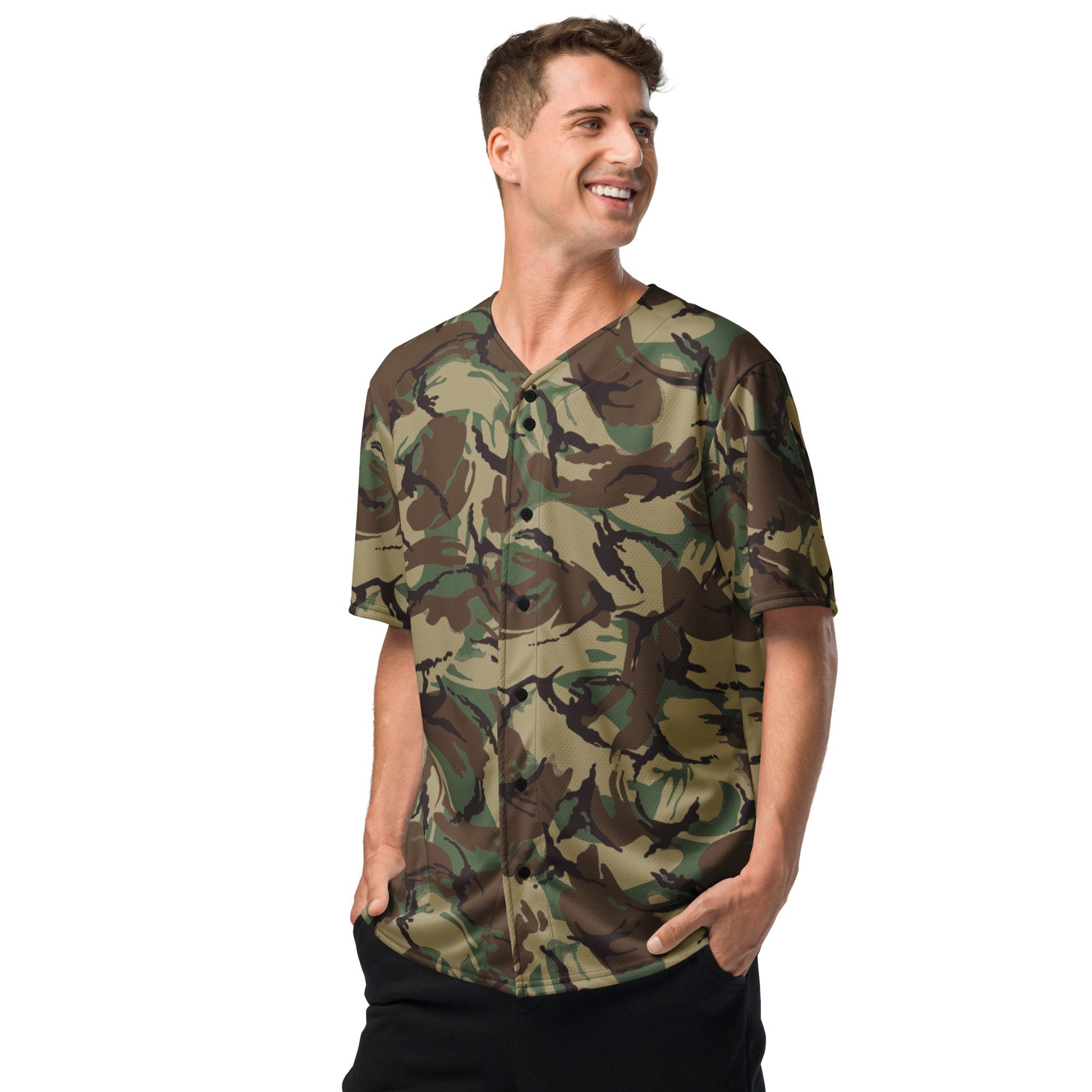 Canadian Airborne DPM CAMO baseball jersey - Baseball Jerseys