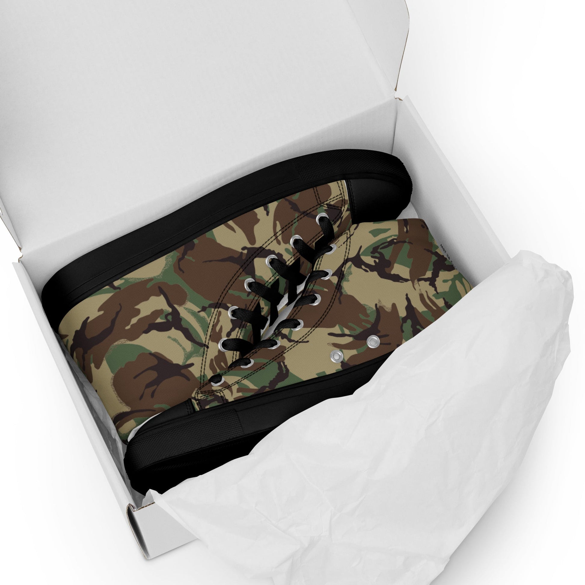 Canadian Airborne DPM CAMO Mens High-Top Canvas Shoes