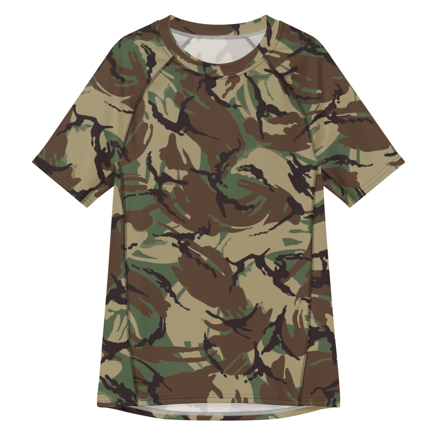 Canadian Airborne DPM CAMO Mens Short-Sleeve Rash Guard - 2XS - Short-sleeve Guards