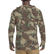 DPM Canadian Airborne CAMO Mens Sunscreen Sports Hoodie With Thumb Holes