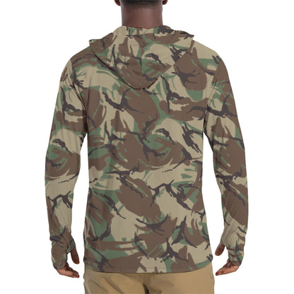 Canadian Airborne DPM CAMO Mens Sunscreen Sports Hoodie With Thumb Holes - Hoodies