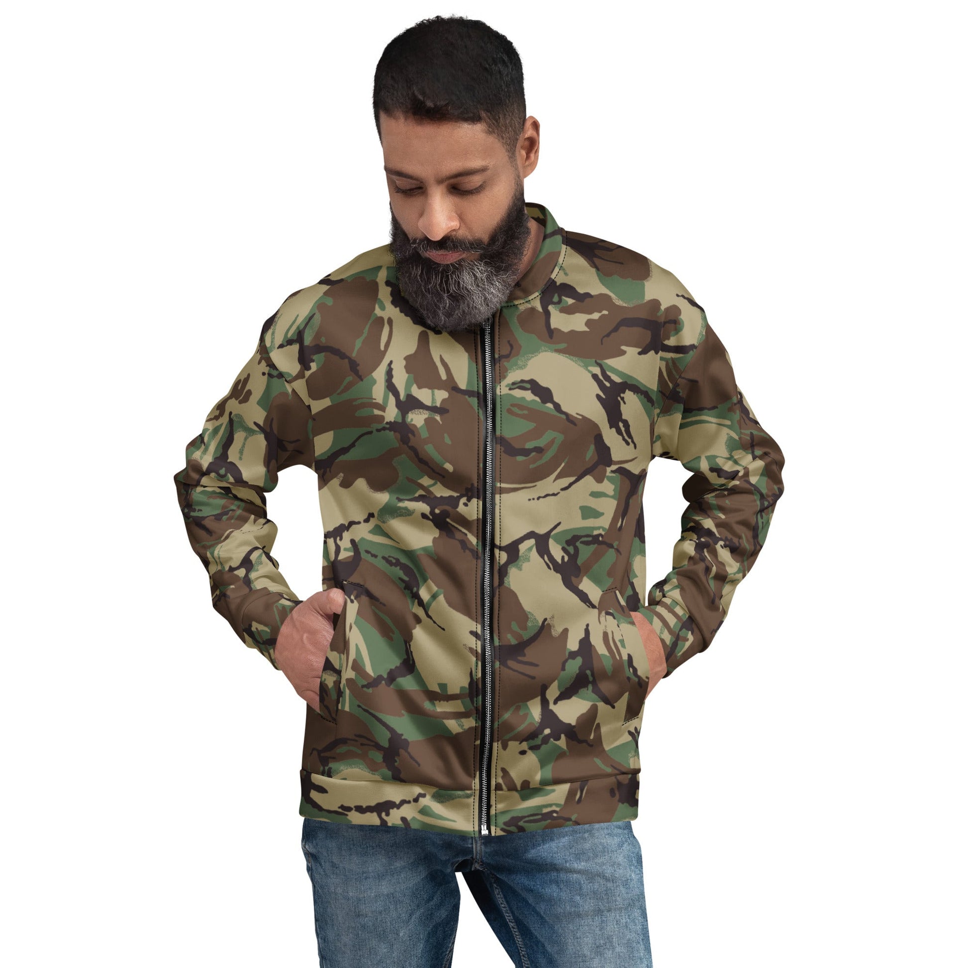 Canadian Airborne DPM CAMO Unisex Bomber Jacket - XS - Jackets