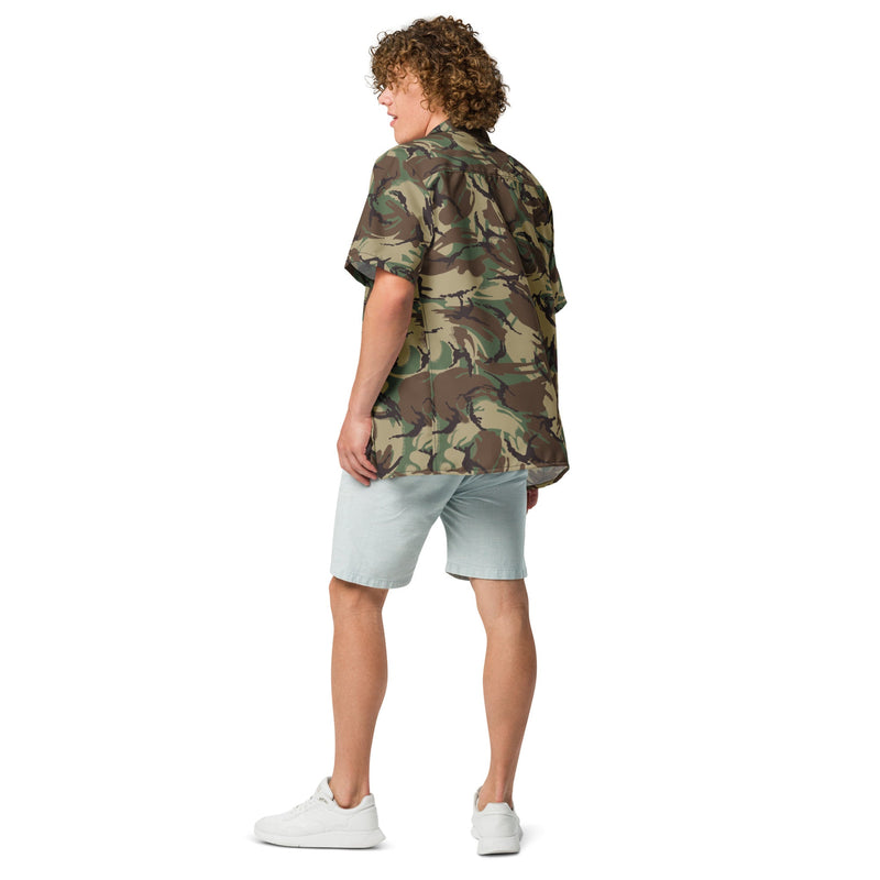 DPM Canadian Airborne CAMO Unisex Short-Sleeve Button Shirt - Button-Up