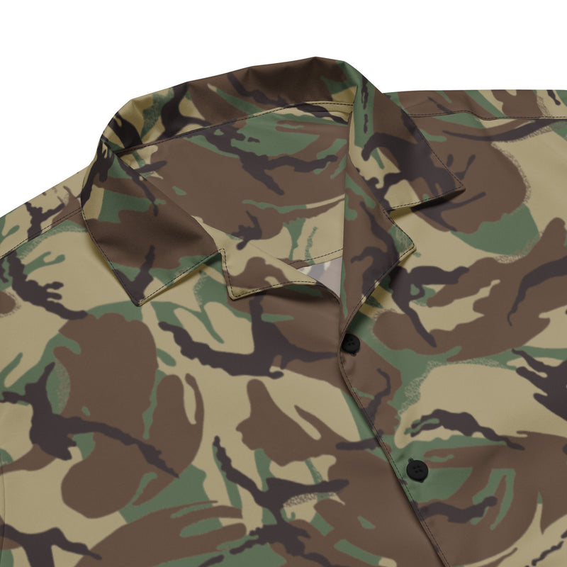 DPM Canadian Airborne CAMO Unisex Short-Sleeve Button Shirt - Button-Up