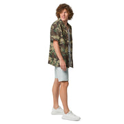 DPM Canadian Airborne CAMO Unisex Short-Sleeve Button Shirt - Button-Up