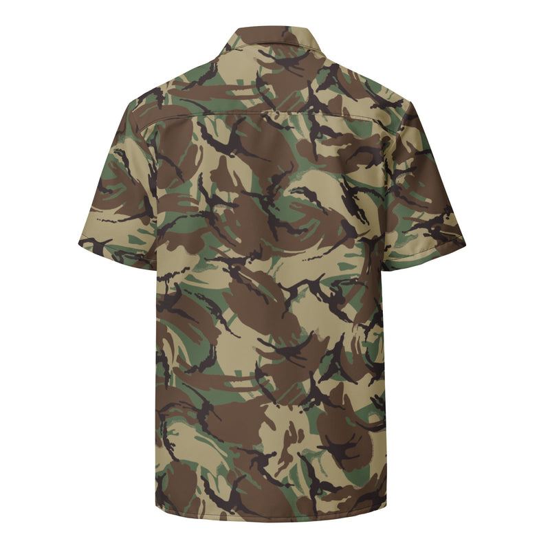 DPM Canadian Airborne CAMO Unisex Short-Sleeve Button Shirt - Button-Up