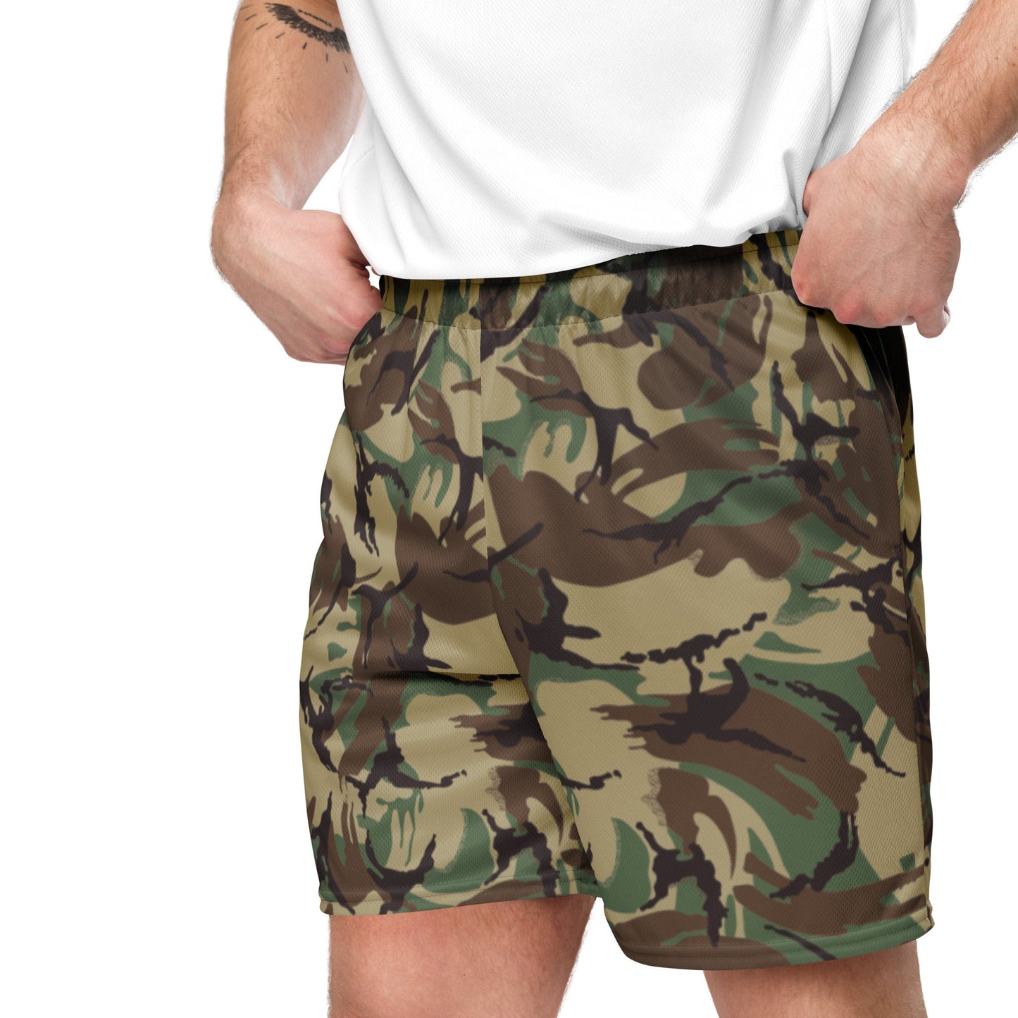 Canadian Airborne DPM CAMO Unisex mesh shorts - Mesh Shorts