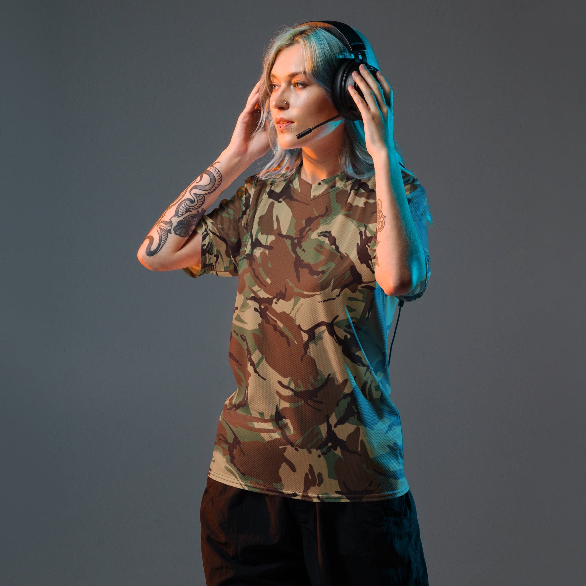 Canadian Airborne DPM CAMO unisex sports jersey - Sports Jerseys