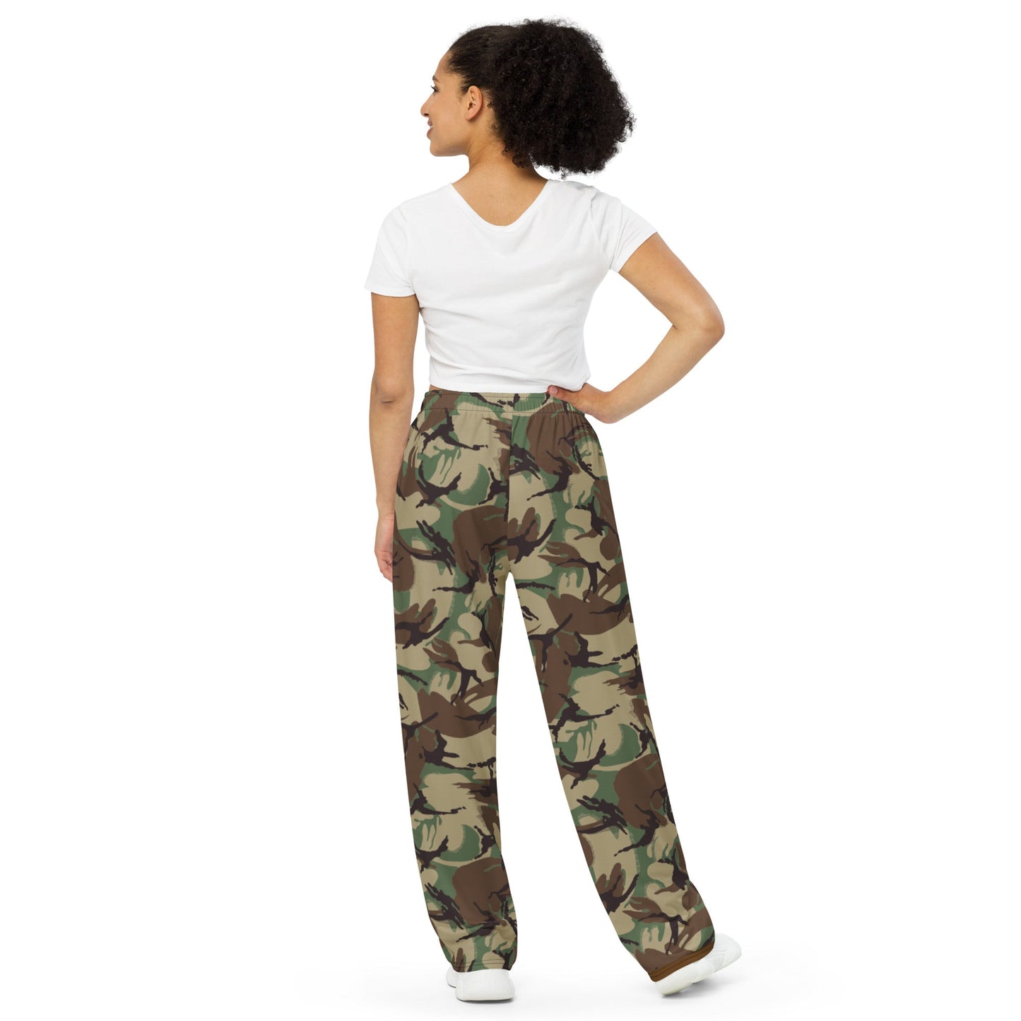 Canadian Airborne DPM CAMO unisex wide-leg pants - Wide-leg Pants