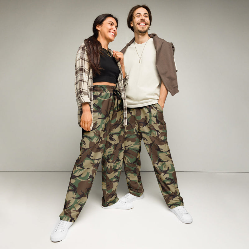 DPM Canadian Airborne CAMO Unisex Wide-Leg Joggers - 2XS