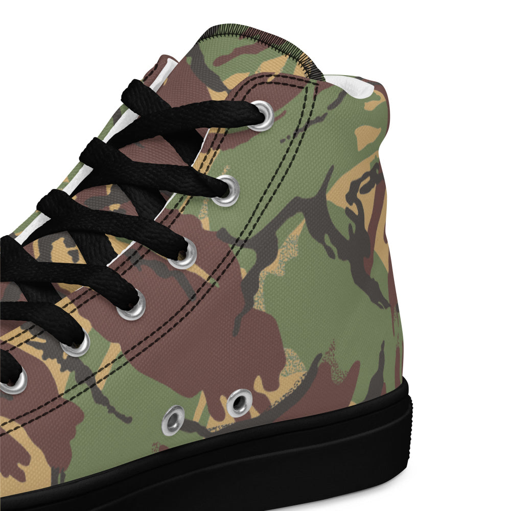 Canadian DPM Airborne Special Service Force CAMO Men’s high top canvas shoes - Mens High Top Canvas Shoes