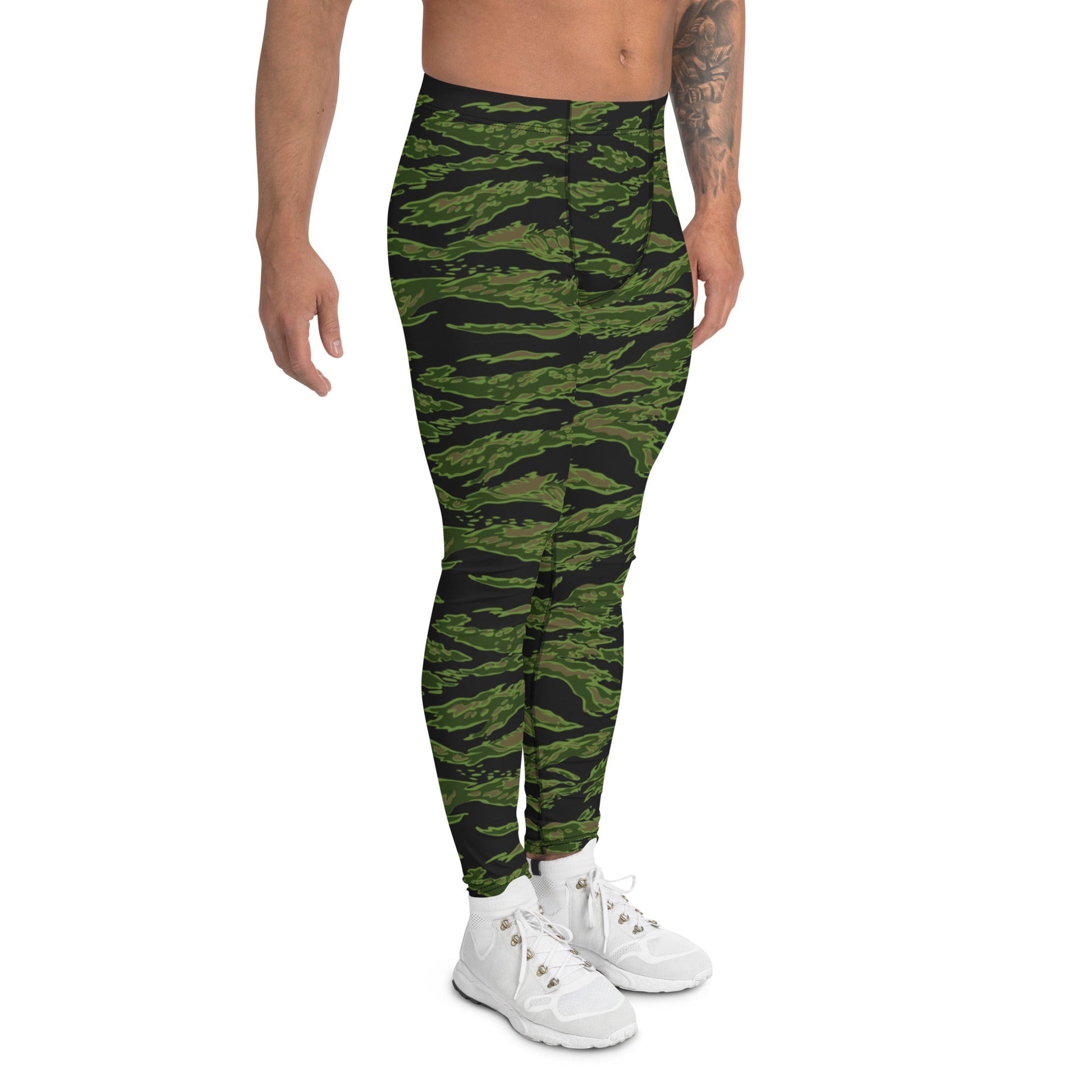 Canadian Tiger Stripe CAMO Mens Leggings