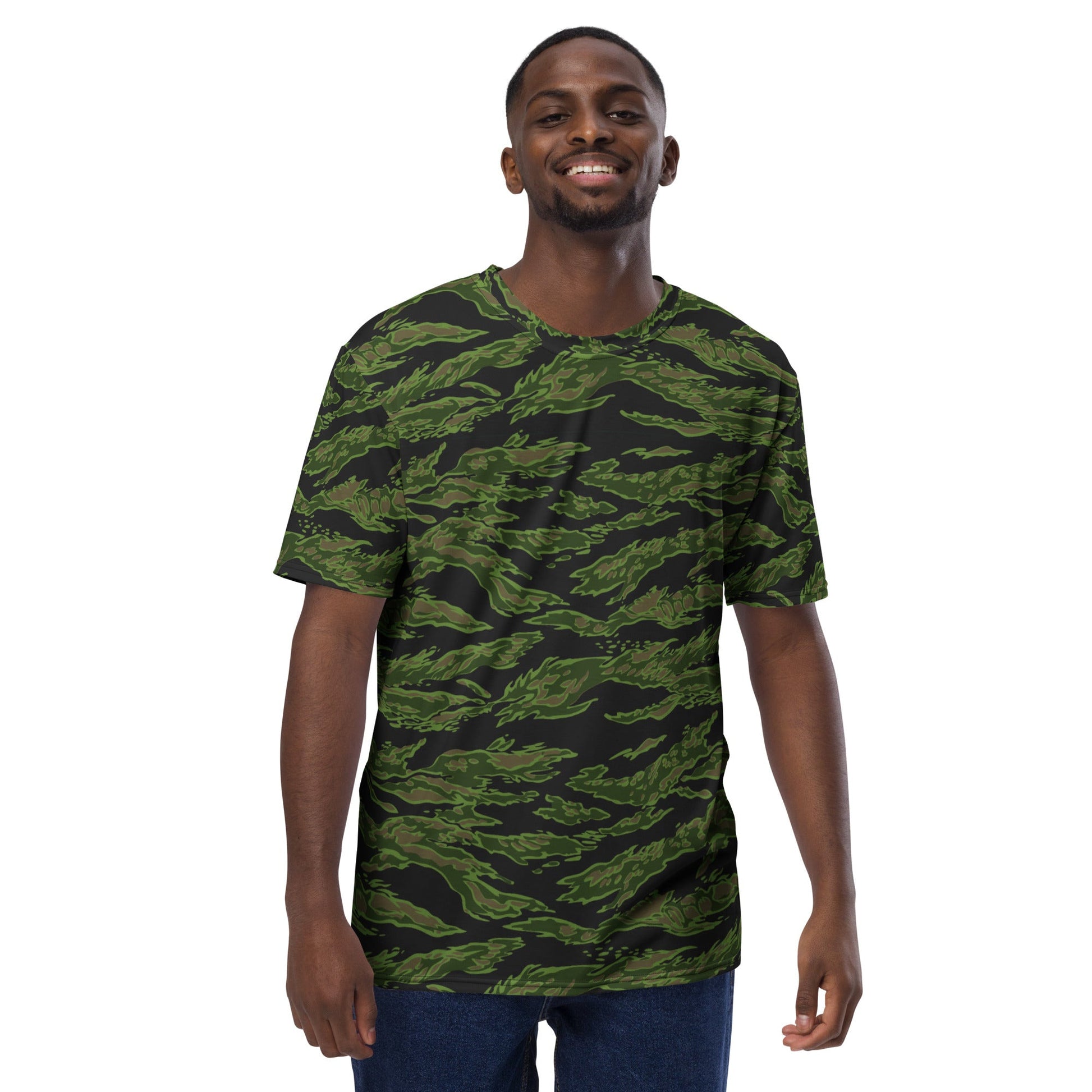 Canadian Tiger Stripe CAMO Mens t-shirt - T-Shirts