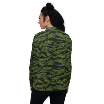 Canadian Tiger Stripe CAMO Unisex Bomber Jacket - Jackets