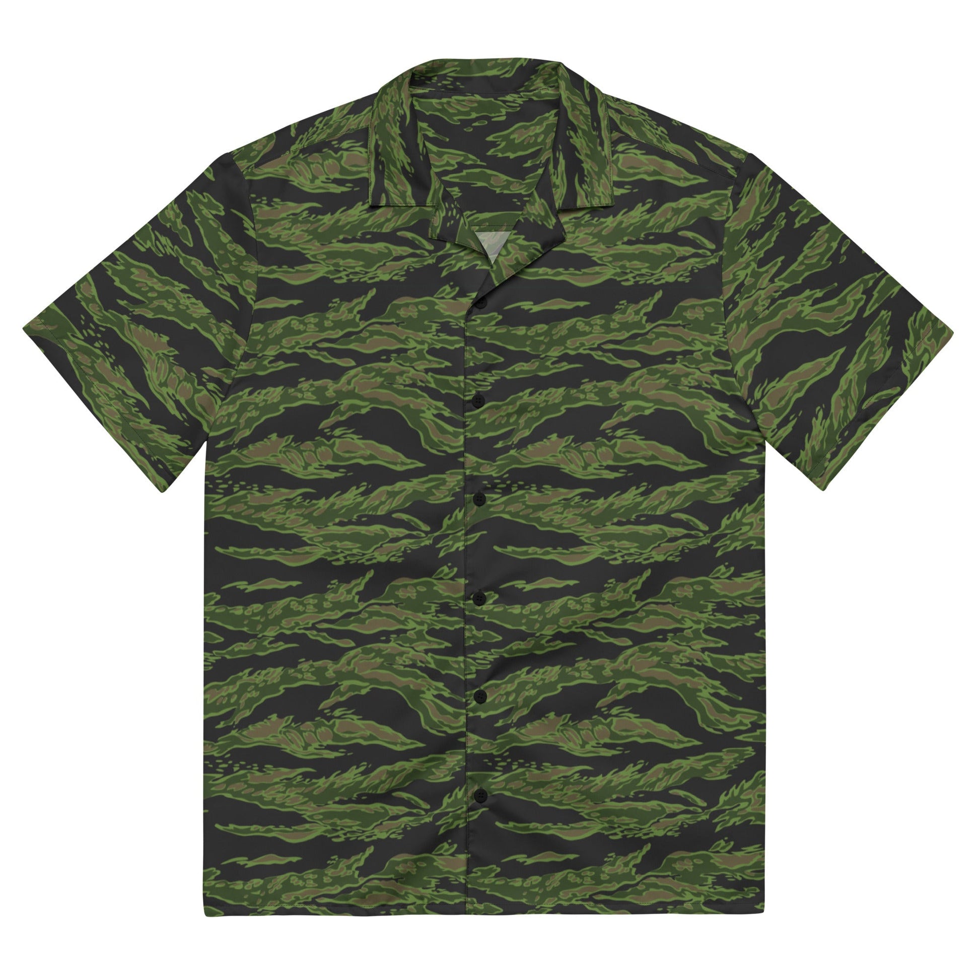Canadian Tiger Stripe CAMO Unisex button shirt - 2XS - Button Shirts