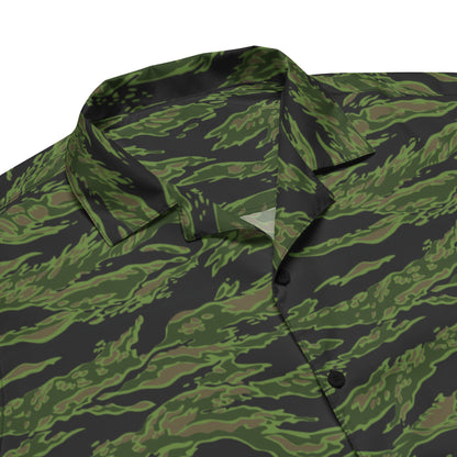 Canadian Tiger Stripe CAMO Unisex button shirt - Button Shirts