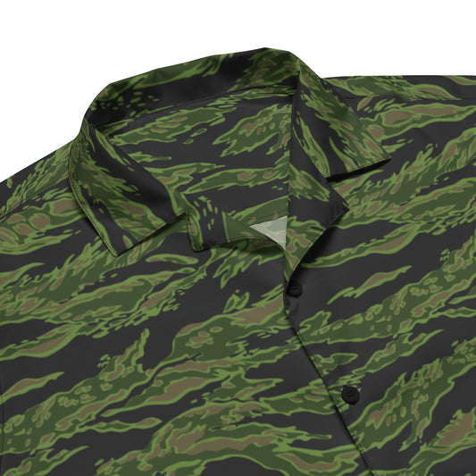 Canadian Tiger Stripe CAMO Unisex button shirt - Button Shirts