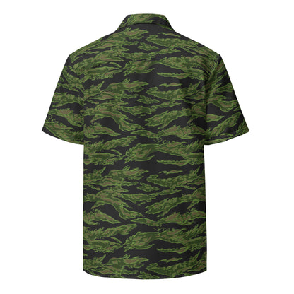 Canadian Tiger Stripe CAMO Unisex button shirt - Button Shirts