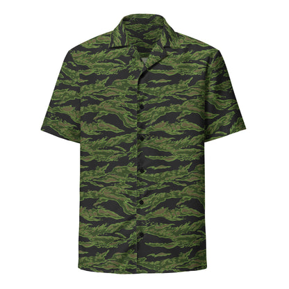 Canadian Tiger Stripe CAMO Unisex button shirt - Button Shirts