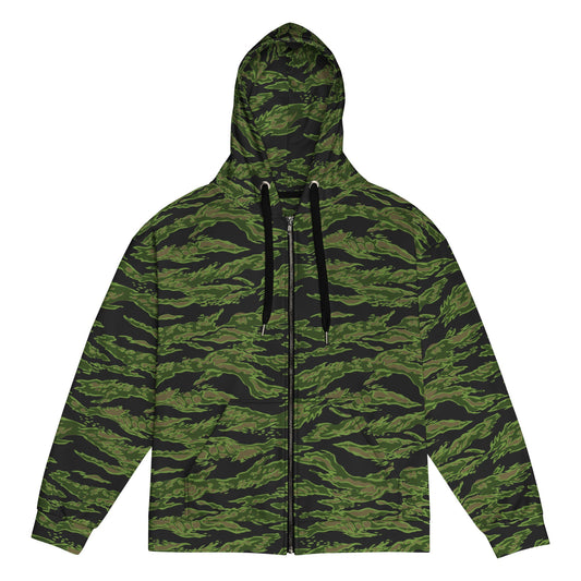 Canadian Tiger Stripe CAMO Unisex zip hoodie 2XS Zip Hoodies