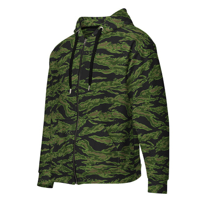 Canadian Tiger Stripe CAMO Unisex zip hoodie Zip Hoodies