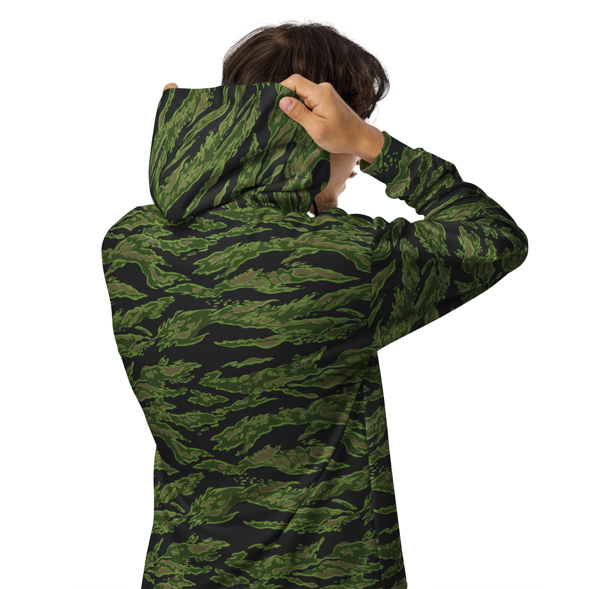CAMO HQ - Canadian Tiger Stripe CAMO Unisex Zip Hoodie - Worldwide