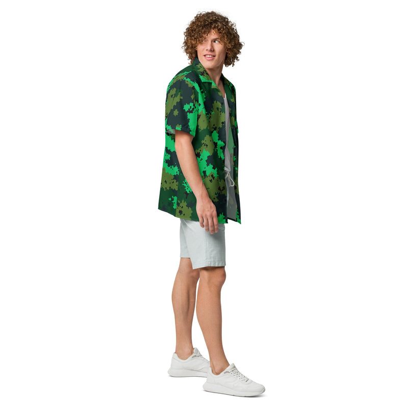 Carnival Reaper Tactical CAMO Unisex Short-Sleeve Button Shirt - Button-Up