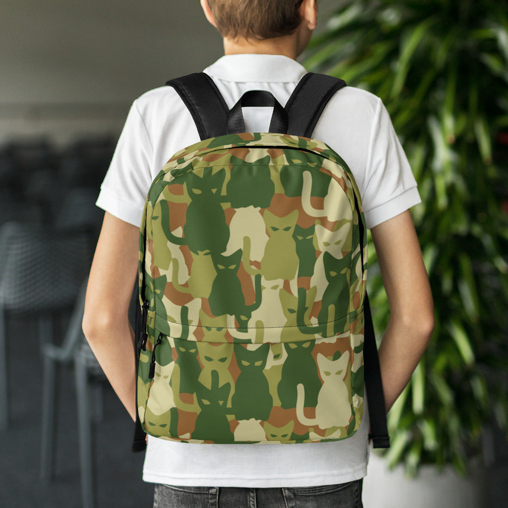 Cat-meow-flage CAMO Backpack