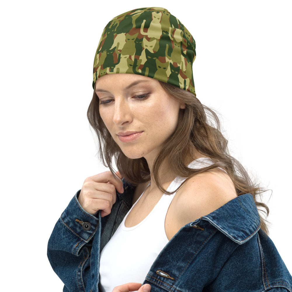 Cat-meow-flage CAMO Beanie