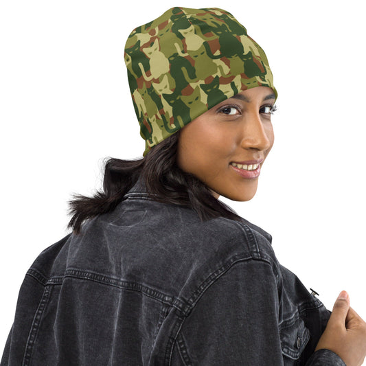 Cat-meow-flage CAMO Beanie