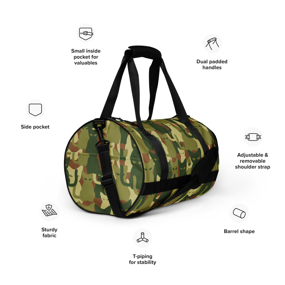 Cat-meow-flage CAMO gym bag - Gym Bag