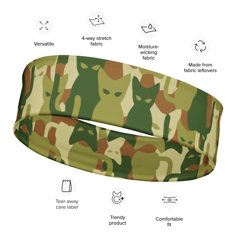 Cat-meow-flage CAMO Headband